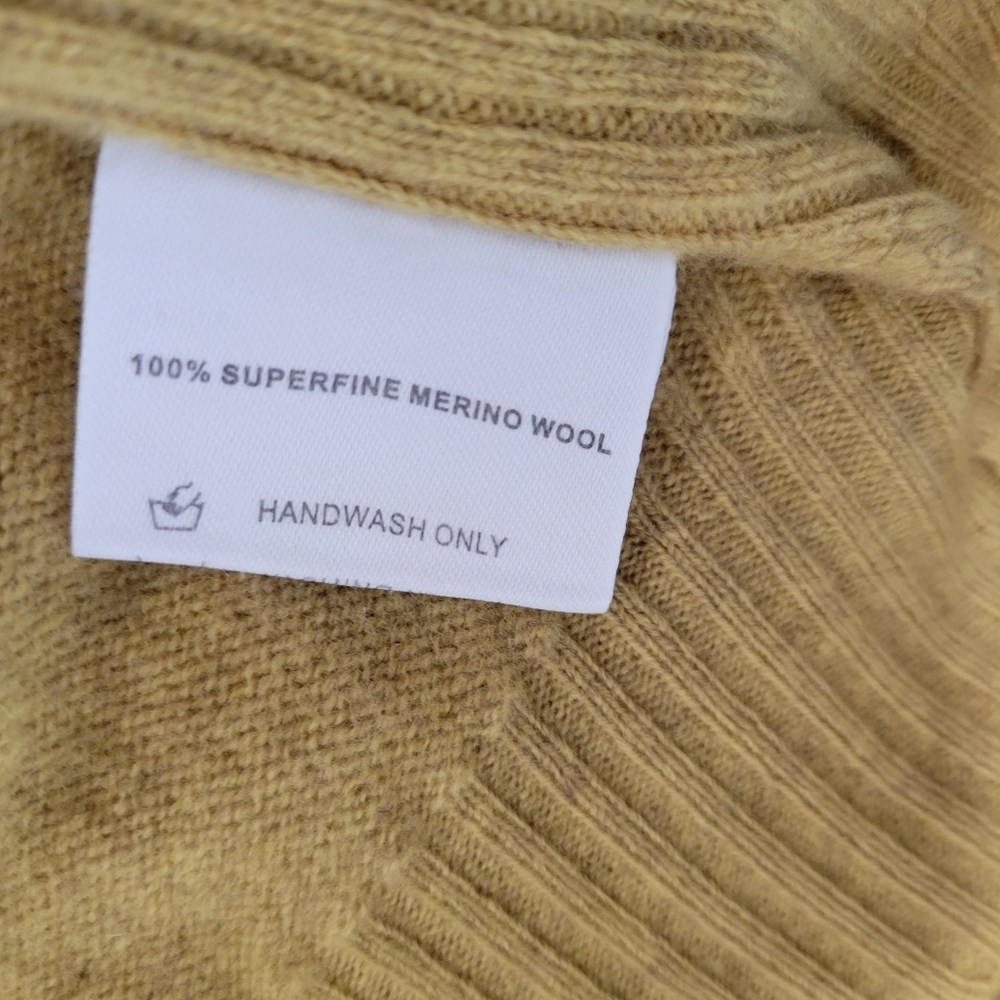 LINY XIN Women's Superfine Merino Wool Knitted Pullover Sweater Size XL - Picture 9 of 11